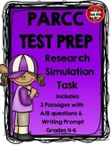 PARCC Test Prep: Research Task with Three Passages/Questio
