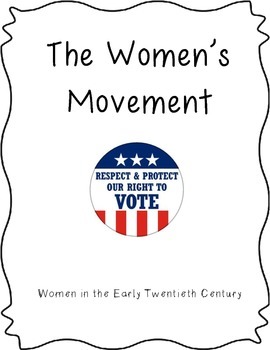 Preview of LEAP 2025 Test Prep Evidence-Based Writing Prompt:  The Women's Movement