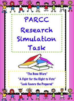 Preview of PARCC like Assessment: Research Simulation Task