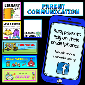 Preview of PARENT COMMUNICATION Smartphones Class Facebook Group
