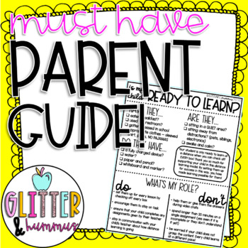Preview of PARENT GUIDE TO DISTANCE LEARNING - ✨FREEBIE!!!✨ | Virtual Classroom