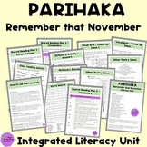 PARIHAKA Literacy Unit Remember that November