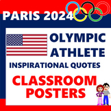 PARIS 2024 - USA OLYMPIC ATHLETES - Inspirational Posters