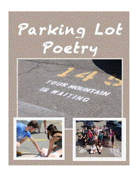 Preview of PARKING LOT POETRY - Take a "BRAKE" to Re-Verse Your Space!