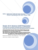 PART 2: Grade 10-11 CAST Test Prep - 22 ESS Items - PEs No
