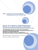 PART 3: Grade 10-11 CAST Test Prep - 52 LS Items - PEs Not