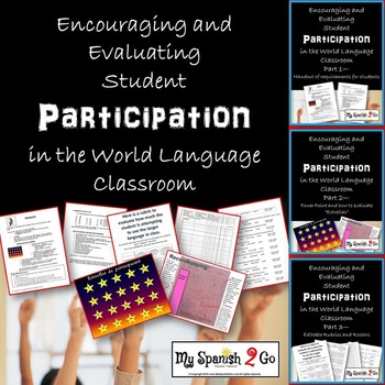 Preview of PARTICIPATION: Encouraging and Evaluating Participation World Language Classroom