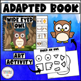 PARTS OF AN OWL Adapted Book -  Fall Nursery Rhyme Velcro 