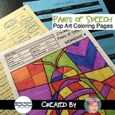 PARTS OF SPEECH Coloring Sheets for ALL YEAR w/ Fall, Halloween, Apples & More!