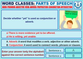 parts of speech worksheets with answers by john dsouza tpt