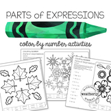PARTS of EXPRESSIONS - color by number