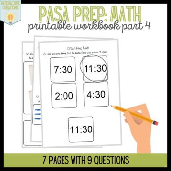 Preview of PASA Prep Math Part 4 *OLDER VERSION*