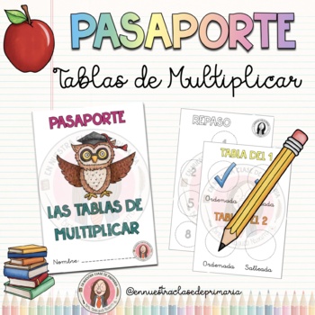 Preview of PASAPORTE TABLAS DE MULTIPLICAR