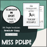 PASS Stage 5 Unit  - Technology in Sport