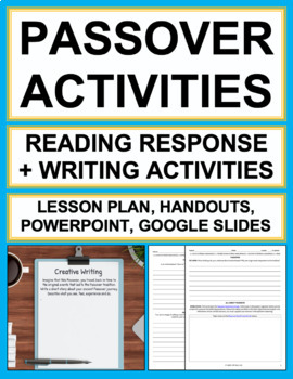 Preview of Passover Classroom Activities | Printable & Digital