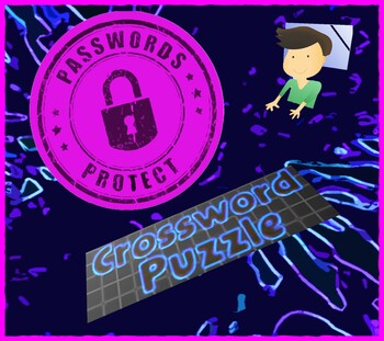 Preview of PASSWORDS PROTECT!   (Cross Word Puzzle)