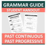 PAST CONTINUOUS / PAST PROGRESSIVE - Grammar Guide -  EFL 