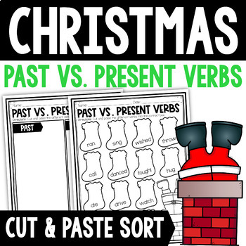 christmas past present future verb tenses worksheet tpt