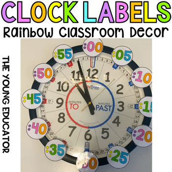 Preview of RAINBOW CLOCK HOURS *12 and 24 Digital Time*