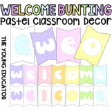 PASTEL RAINBOW WELCOME BUNTING