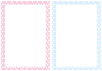 Preview of PASTEL STAR BORDERS