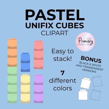 Preview of PASTEL UNIFIX CUBE CLIPART