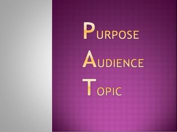 Preview of Decoding Prompts- Identify Purpose, Audience, Topic