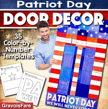 Preview of PATRIOT DAY Door Decor Activity: Collaborative Poster for September 11 — 9/11