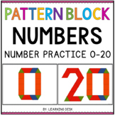 PATTERN BLOCK TEMPLATES (Fine Motor Skill Activities)-Numbers