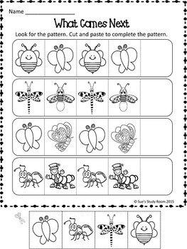 PATTERNS: Insects Patterns by Sue's Study Room | TPT