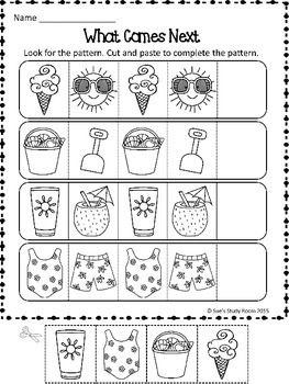 patterns summer patterns worksheets by sues study room tpt