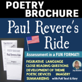 PAUL REVERE'S RIDE - Foldable Poetry Brochure (Standards-Aligned)