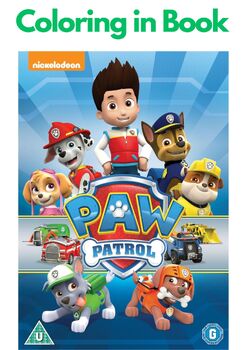 Preview of PAW PATROL - Fun Coloring Book, Printable PDF, 33 pages (Nickelodeon)