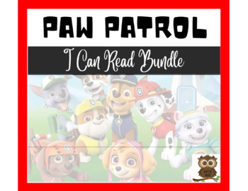 Preview of PAW PATROL I Can Read Book Bundle for Kindergarten, 1st Grade, Homeschool