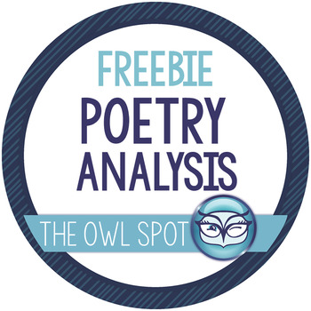 Poetry Analysis Worksheets - CLOSE read with any poem!