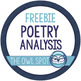 Poetry Analysis Worksheets - CLOSE read with any poem! by The Owl Spot