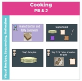 PB & J (Special Education Visual Recipes, Sequencing)