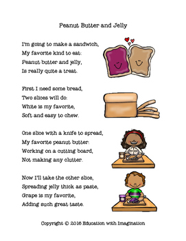 PB and J Rhyme Bundle by Education with Imagination | TPT
