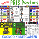 Preview of PBIS Behavior Posters (Rules, Voice Levels, Matrix, and Editable Posters)