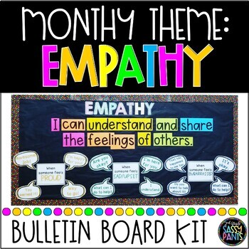 Preview of Empathy Bulletin Board | PBIS Bulletin Board | Empathy | Character Education