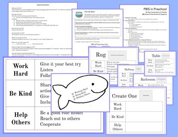 Preview of PBIS Bundle for Preschool & Early Childhood