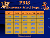 PBIS ELEMENTARY JEOPARDY GAME