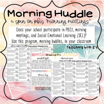 Preview of PBIS Morning Meetings - Huddles
