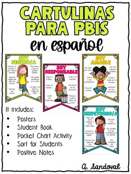 Preview of PBIS Posters and Activities in Spanish