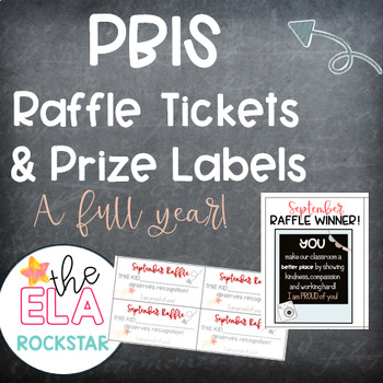 Preview of PBIS Raffle Ticket System