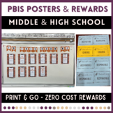 PBIS Rewards for Middle/High School - No-Prep, No-Cost PBI