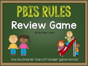 Preview of PBIS Rules Review Game