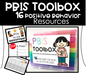 Preview of PBIS Toolbox with 16 Resources for Tier 1, 2, and 3!