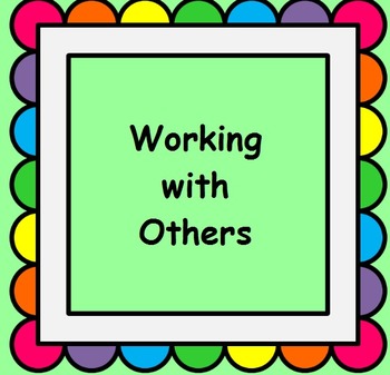 Preview of PBIS Working with Others