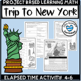 Elapsed Time Travel Lesson Plan Project Based Learning New York Map NYC